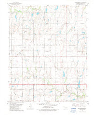 Breckinridge Oklahoma Historical topographic map, 1:24000 scale, 7.5 X 7.5 Minute, Year 1982