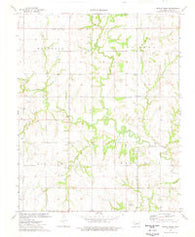 Bridge Creek Oklahoma Historical topographic map, 1:24000 scale, 7.5 X 7.5 Minute, Year 1974