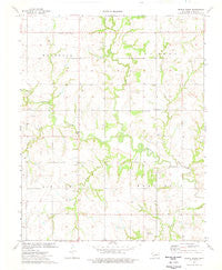Bridge Creek Oklahoma Historical topographic map, 1:24000 scale, 7.5 X 7.5 Minute, Year 1974