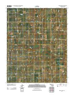 Bridge Creek Oklahoma Historical topographic map, 1:24000 scale, 7.5 X 7.5 Minute, Year 2012