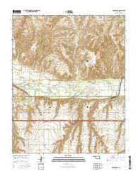 Bridgeport Oklahoma Current topographic map, 1:24000 scale, 7.5 X 7.5 Minute, Year 2016
