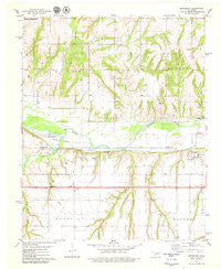 Bridgeport Oklahoma Historical topographic map, 1:24000 scale, 7.5 X 7.5 Minute, Year 1979