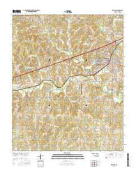 Bristow Oklahoma Current topographic map, 1:24000 scale, 7.5 X 7.5 Minute, Year 2016