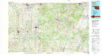 Bristow Oklahoma Historical topographic map, 1:100000 scale, 30 X 60 Minute, Year 1990