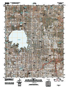 Britton Oklahoma Historical topographic map, 1:24000 scale, 7.5 X 7.5 Minute, Year 2010
