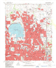Britton Oklahoma Historical topographic map, 1:24000 scale, 7.5 X 7.5 Minute, Year 1986