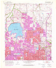 Britton Oklahoma Historical topographic map, 1:24000 scale, 7.5 X 7.5 Minute, Year 1951