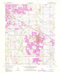 Broken Arrow Oklahoma Historical topographic map, 1:24000 scale, 7.5 X 7.5 Minute, Year 1955