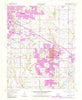 Broken Arrow Oklahoma Historical topographic map, 1:24000 scale, 7.5 X 7.5 Minute, Year 1955
