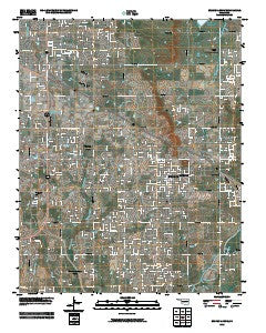 Broken Arrow Oklahoma Historical topographic map, 1:24000 scale, 7.5 X 7.5 Minute, Year 2010