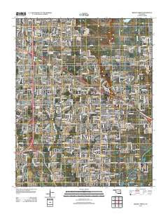 Broken Arrow Oklahoma Historical topographic map, 1:24000 scale, 7.5 X 7.5 Minute, Year 2012