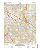 Broken Arrow Oklahoma Current topographic map, 1:24000 scale, 7.5 X 7.5 Minute, Year 2016