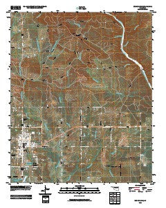 Broken Bow Oklahoma Historical topographic map, 1:24000 scale, 7.5 X 7.5 Minute, Year 2010