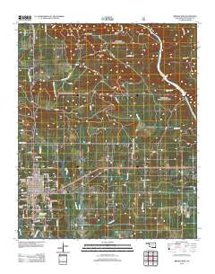 Broken Bow Oklahoma Historical topographic map, 1:24000 scale, 7.5 X 7.5 Minute, Year 2013