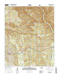 Broken Bow Oklahoma Current topographic map, 1:24000 scale, 7.5 X 7.5 Minute, Year 2016