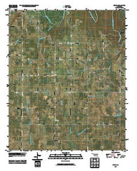 Bruno Oklahoma Historical topographic map, 1:24000 scale, 7.5 X 7.5 Minute, Year 2010
