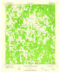 Bruno Oklahoma Historical topographic map, 1:24000 scale, 7.5 X 7.5 Minute, Year 1957