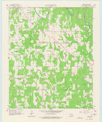 Bruno Oklahoma Historical topographic map, 1:24000 scale, 7.5 X 7.5 Minute, Year 1957