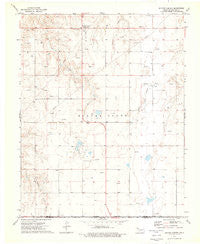 Bryans Corner Oklahoma Historical topographic map, 1:24000 scale, 7.5 X 7.5 Minute, Year 1973