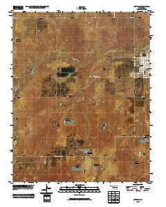 Buffalo Oklahoma Historical topographic map, 1:24000 scale, 7.5 X 7.5 Minute, Year 2010