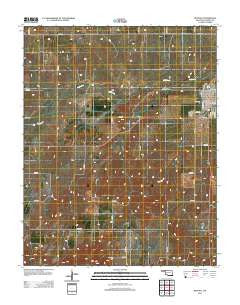 Buffalo Oklahoma Historical topographic map, 1:24000 scale, 7.5 X 7.5 Minute, Year 2012
