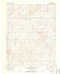 Buffalo NE Oklahoma Historical topographic map, 1:24000 scale, 7.5 X 7.5 Minute, Year 1970