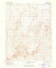 Buffalo NW Oklahoma Historical topographic map, 1:24000 scale, 7.5 X 7.5 Minute, Year 1970