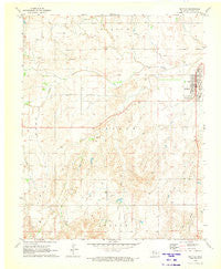 Buffalo Oklahoma Historical topographic map, 1:24000 scale, 7.5 X 7.5 Minute, Year 1970
