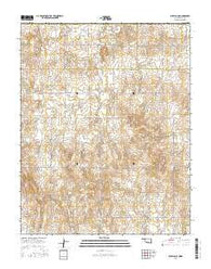 Buffalo NE Oklahoma Current topographic map, 1:24000 scale, 7.5 X 7.5 Minute, Year 2016