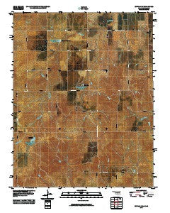 Buffalo NW Oklahoma Historical topographic map, 1:24000 scale, 7.5 X 7.5 Minute, Year 2010