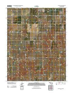 Buffalo NW Oklahoma Historical topographic map, 1:24000 scale, 7.5 X 7.5 Minute, Year 2012