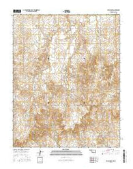 Buffalo NW Oklahoma Current topographic map, 1:24000 scale, 7.5 X 7.5 Minute, Year 2016