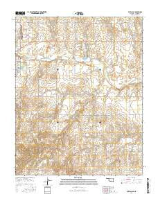 Buffalo SE Oklahoma Current topographic map, 1:24000 scale, 7.5 X 7.5 Minute, Year 2016