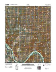 Bug Creek Oklahoma Historical topographic map, 1:24000 scale, 7.5 X 7.5 Minute, Year 2012