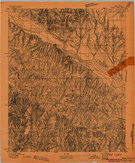Buggy Creek Oklahoma Historical topographic map, 1:62500 scale, 15 X 15 Minute, Year 1893