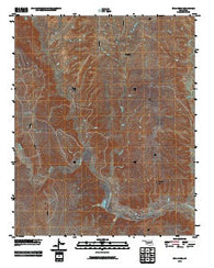 Bull Creek Oklahoma Historical topographic map, 1:24000 scale, 7.5 X 7.5 Minute, Year 2010