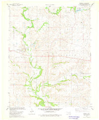 Burbank Oklahoma Historical topographic map, 1:24000 scale, 7.5 X 7.5 Minute, Year 1978