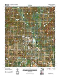 Burneyville Oklahoma Historical topographic map, 1:24000 scale, 7.5 X 7.5 Minute, Year 2013