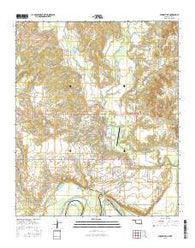 Burneyville Oklahoma Current topographic map, 1:24000 scale, 7.5 X 7.5 Minute, Year 2016