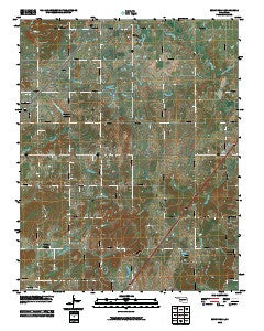 Bushyhead Oklahoma Historical topographic map, 1:24000 scale, 7.5 X 7.5 Minute, Year 2010