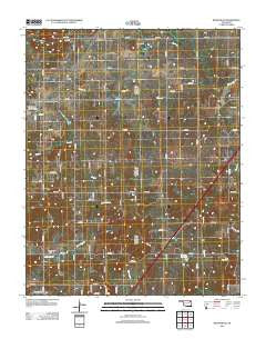 Bushyhead Oklahoma Historical topographic map, 1:24000 scale, 7.5 X 7.5 Minute, Year 2012