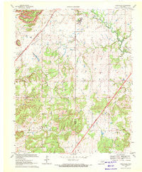 Bushyhead Oklahoma Historical topographic map, 1:24000 scale, 7.5 X 7.5 Minute, Year 1970