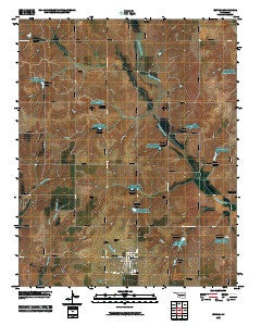 Butler Oklahoma Historical topographic map, 1:24000 scale, 7.5 X 7.5 Minute, Year 2010
