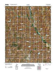 Butler Oklahoma Historical topographic map, 1:24000 scale, 7.5 X 7.5 Minute, Year 2012