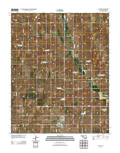 Butler Oklahoma Historical topographic map, 1:24000 scale, 7.5 X 7.5 Minute, Year 2012