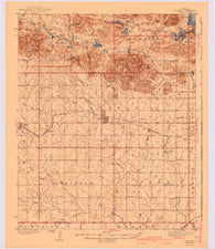 Cache Oklahoma Historical topographic map, 1:62500 scale, 15 X 15 Minute, Year 1942