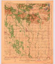 Cache Oklahoma Historical topographic map, 1:62500 scale, 15 X 15 Minute, Year 1942