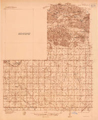 Cache Oklahoma Historical topographic map, 1:48000 scale, 15 X 15 Minute, Year 1937