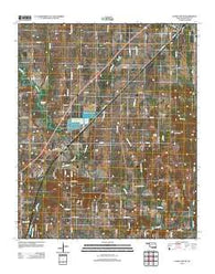 Caddo South Oklahoma Historical topographic map, 1:24000 scale, 7.5 X 7.5 Minute, Year 2012