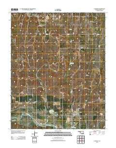 Camargo Oklahoma Historical topographic map, 1:24000 scale, 7.5 X 7.5 Minute, Year 2012
